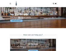 Tablet Screenshot of mybartender.com